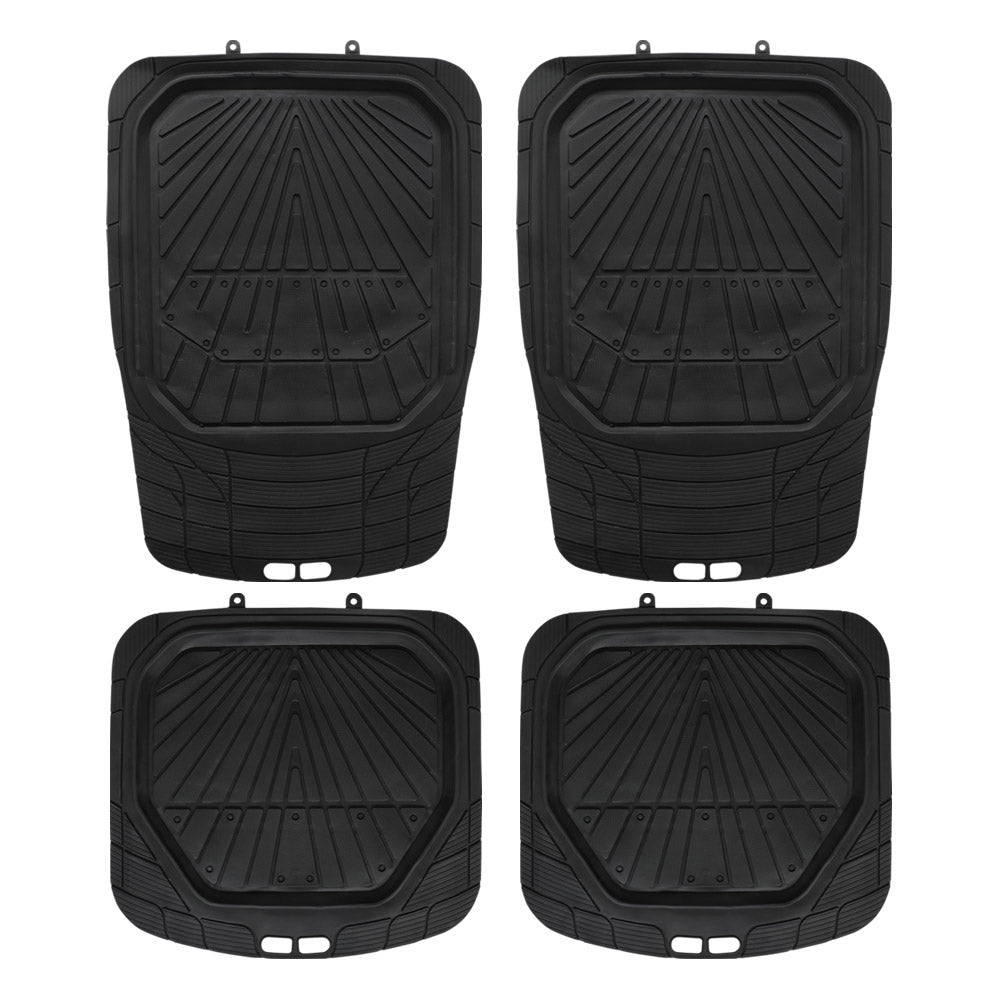 UNIVERSAL HEAVY DUTY CAR MATS - 4PC