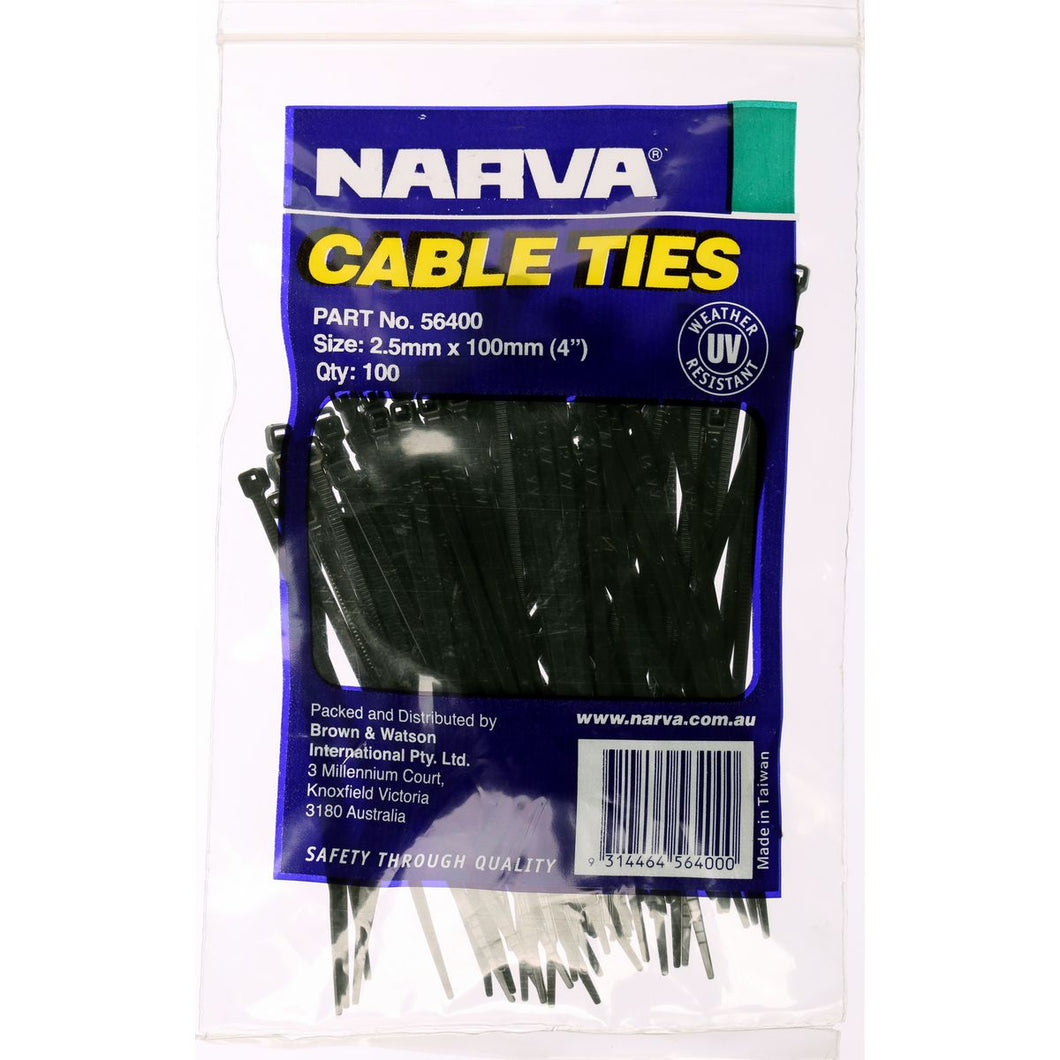 NARVA CABLE TIE 2.5X100MM