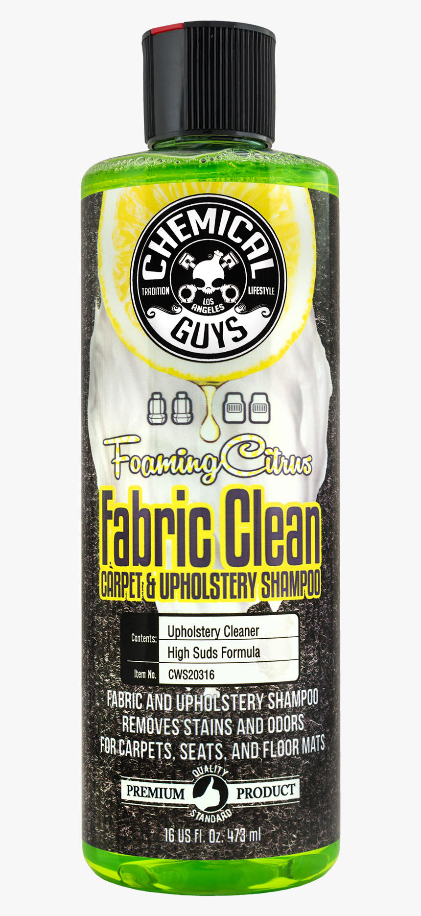 Foaming Citrus Fabric Clean Carpet & Upholstery Shampoo