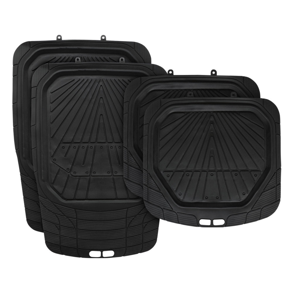 UNIVERSAL HEAVY DUTY CAR MATS - 4PC